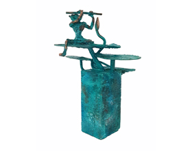 EL0064<br>
Dream - X<br>
Bronze<br>
11 x 11 x 16 inches<br>
Available