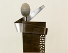 SB60 <br>
Standing Tall (Man) <br>
Stainless steel <br>
25 x 8 inches <br>
Available