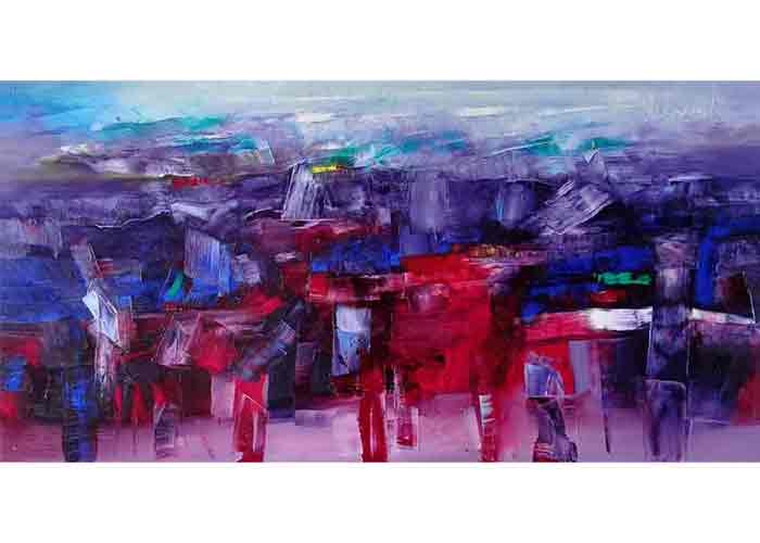 V0127
Untitled - CXIII
2022
Oil on Canvas
30 X 60 inches
Available