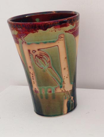 Rakhee Kane 
Untitled II 
Glazed stoneware with luster 
5.5