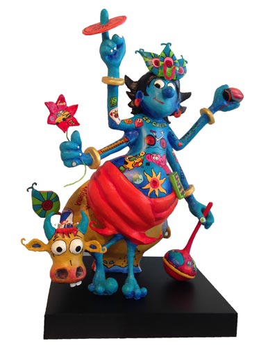 BB42 
Krishna	
Painted fibre glass 
36” x 12” x 36” 
Unavailable (can be commissioned)