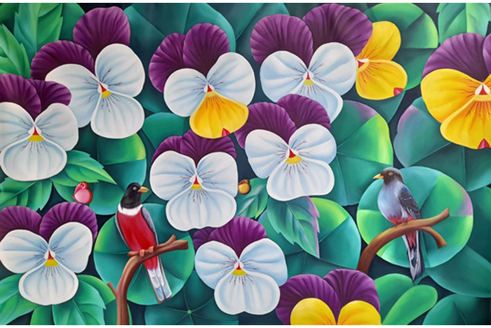 MN00059
Flower Series - VII
Oil on Canvas
48 x 72 inches
Available