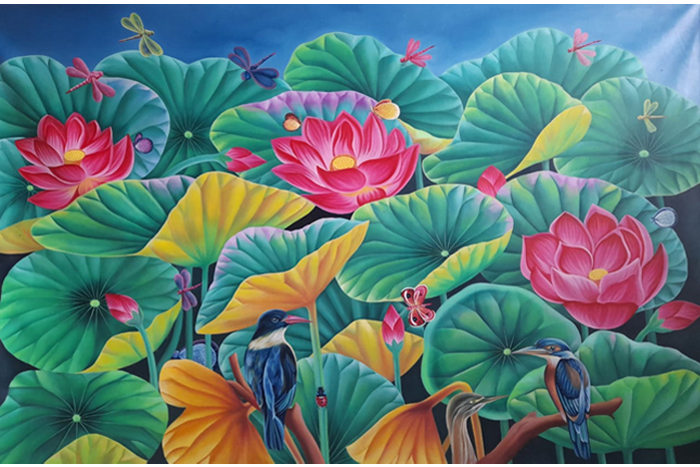 MN00060
Lotus Series - III
Oil on Canvas
48 x 72 inches
Available