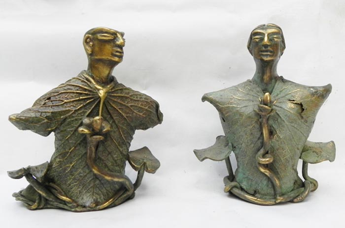 YSC0004 
Purusha and Prakrati 
Bronze 
9 x 8 x 4 inches 
Unavailable