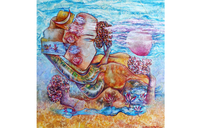 SK0049
Divine Nature(Pancha Bhootas) - XII
Mixed Media on Canvas
24 x 24 inches
Available