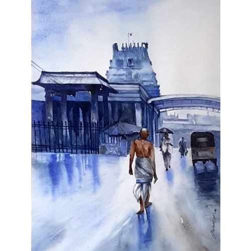 SP20 
Madras - a reflection - 20 
Watercolour on paper 
16 x 11.5 inches 
Unavailable (Can be commissioned)