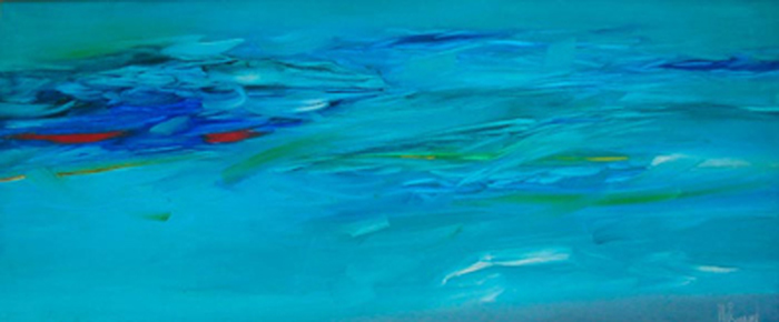 V23 
Untitled - B 
Oil on canvas 
17.5 x 41.5 inches 
Unavailable (Can be commissioned)