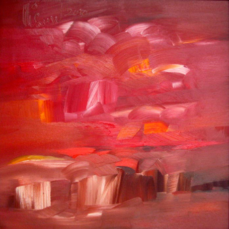V24 
Untitled - XXVI 
Oil on canvas 
24 x 24 inches 
Unavailable (Can be commissioned)